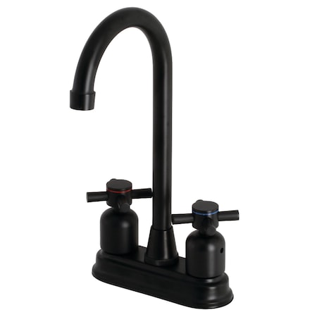 Kingston Brass KB8490DX Bar Faucet, Matte Black KB8490DX
